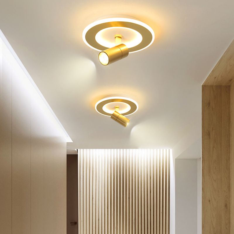 Illuminazione a soffitto modernista a 2 teste con faretti Plafoniere a LED da incasso