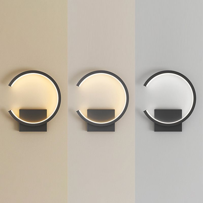 Modern Minimalist style Linear Sconce Light Fixtures Metal Wall Lighting for Bedroom