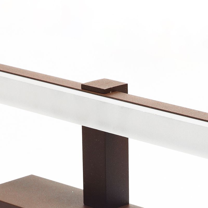 Luz de tocador doméstico accesorios modernos de iluminación de espejo lineal para el baño