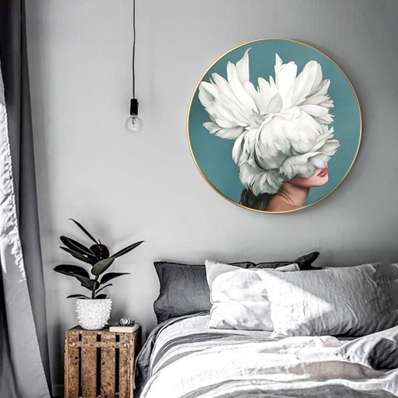 Chic Maiden Painting for Girls Bedroom in Pastel Color, Multiple Sizes Available