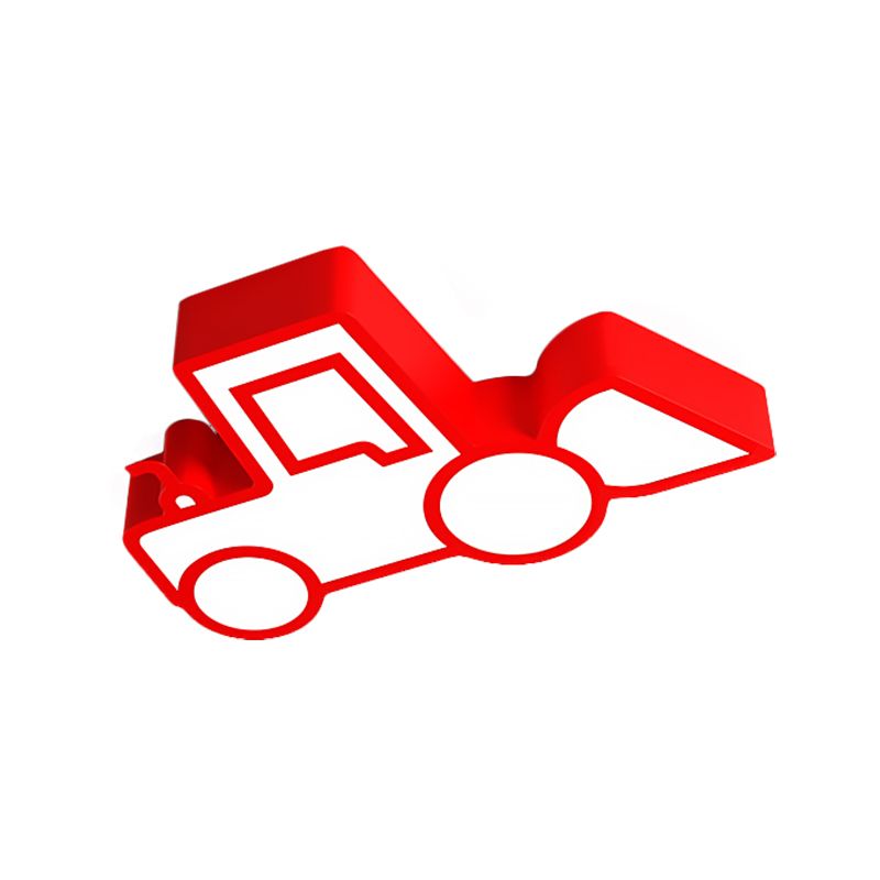 Cartoon Car Soffitto Light Acrilico Flush Monte Massimale Luce per Bedroom