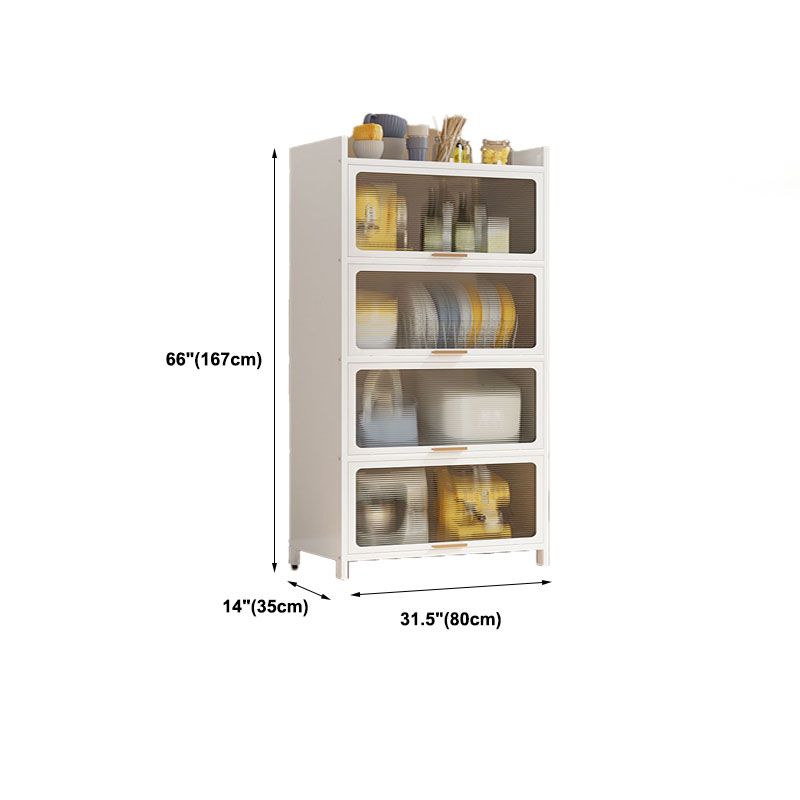 Closed Bookshelf Modern Metal Bookshelf Home Living Room Bookcase with Doors