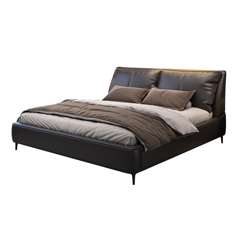 Contemporary Upholstered Mattress Included with Headboard Rectangular Bed
