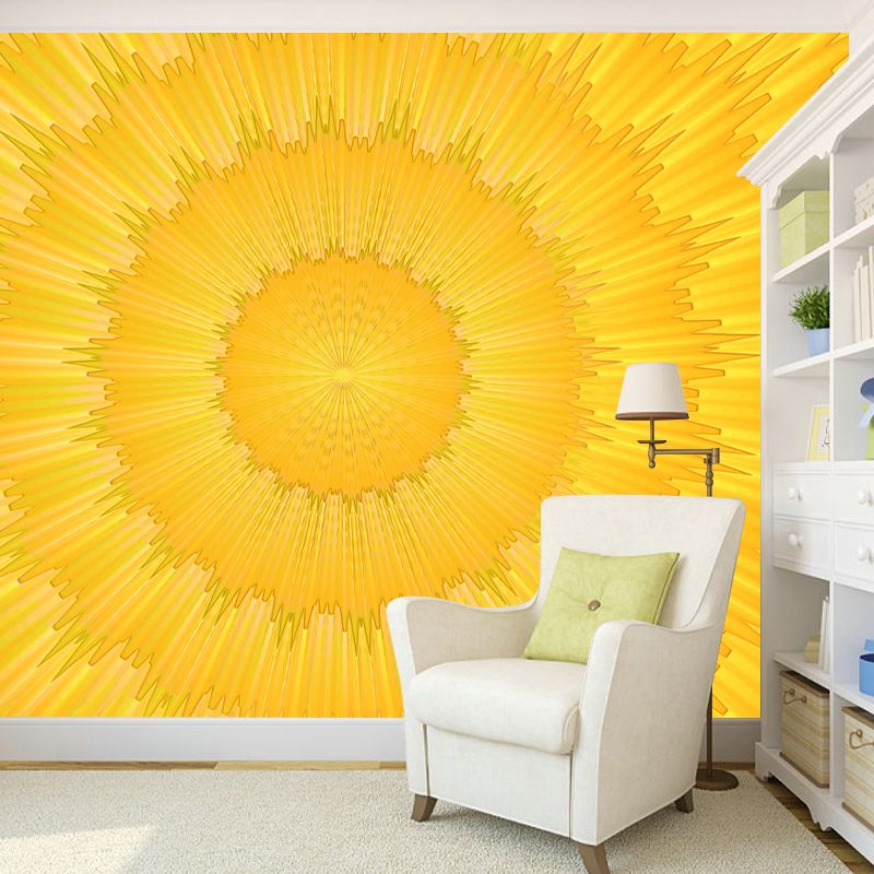 Minimalist Style Abstract Illustration Wall Mural for Bedroom Decoration, Personalized Size