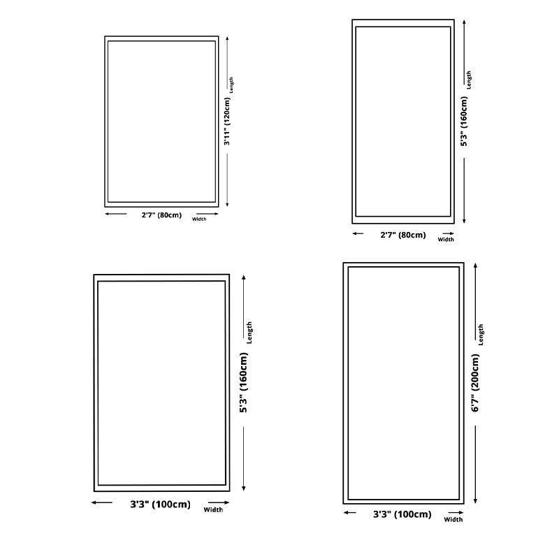 Goud eenvoudige vloerkleed Polyester Geometrisch Tapijt Non-Slip Backing Rug voor woonkamer