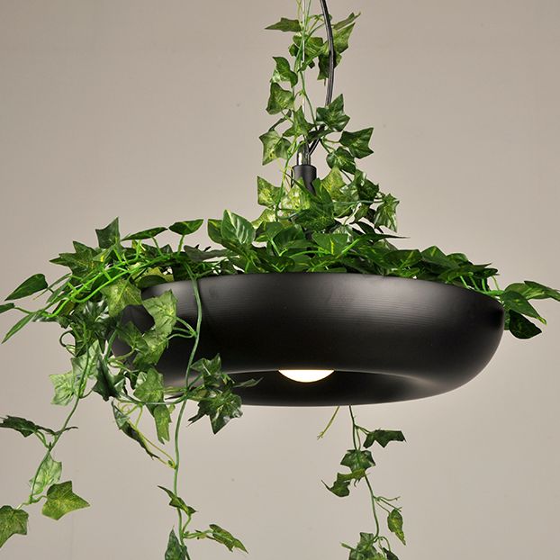 Industriële verfrissende planten hanglampen plafondlampen creatief een enkele licht hanglamp voor coffeeshop