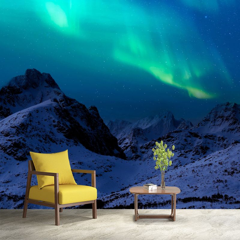 Contemporary Aurora Mural Wall Paper Home Decorations for Kitchen Living Room