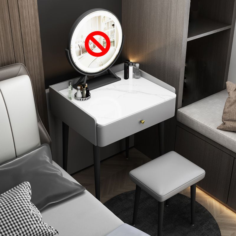 Contemporary Makeup Vanity Desk Table Wooden Vanity Dressing Table with Drawer