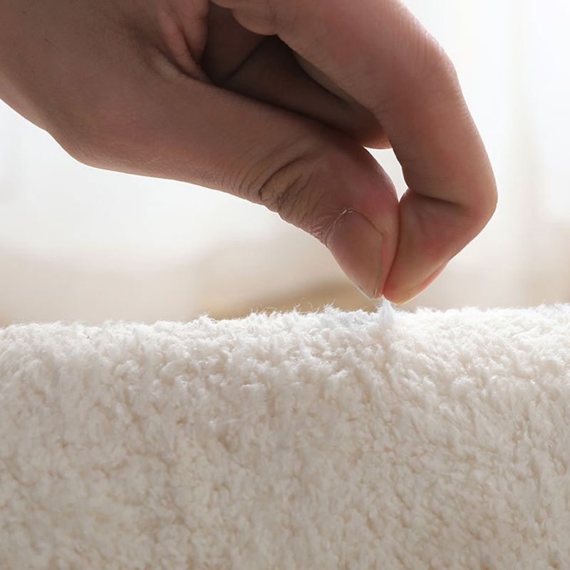 Tapis de couleur de couleur polyester à orange foncé