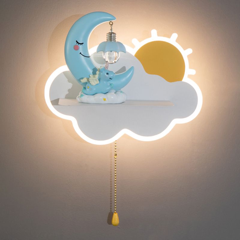 Cloud Shape Wall Mounted Light Minimalist LED Metal Wall Mounted Lighting for Bedroom