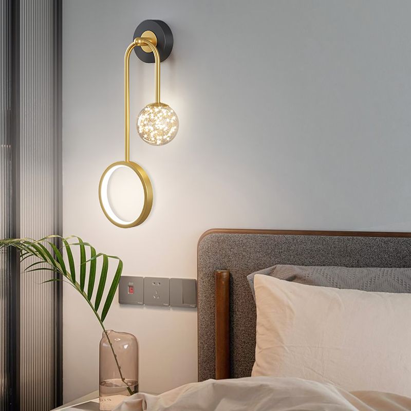 Geometry Shape Wall Lights Modern Style Glass 2-Light Wall Mount Lights