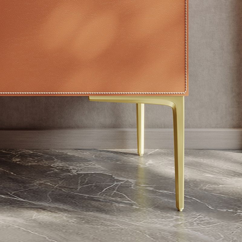 Orange Cabinet Standard 33.46" Tall Accent Cabinet with Doors
