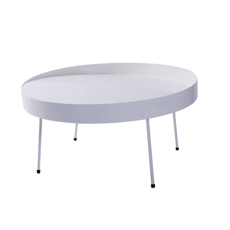Geometric Metal Coffee Table Modern 4 Legs 15.7''/23.6''/31.5'' Cocktail Table
