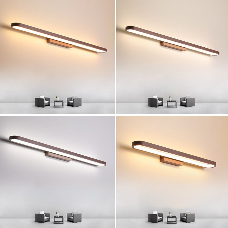 Modern Minimalist Style Rectangular Vanity Wall Lights Acrylic Single Vanity Lamp
