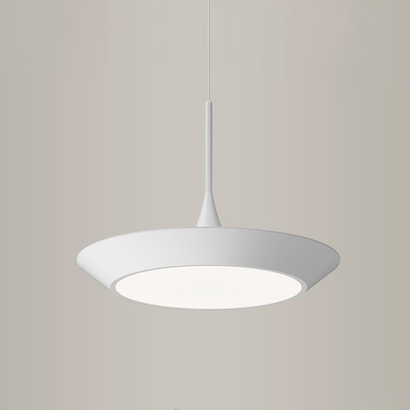 Luminaire suspendu en forme de géométrie Métallièrement le pendentif LED minimaliste pour salle à manger