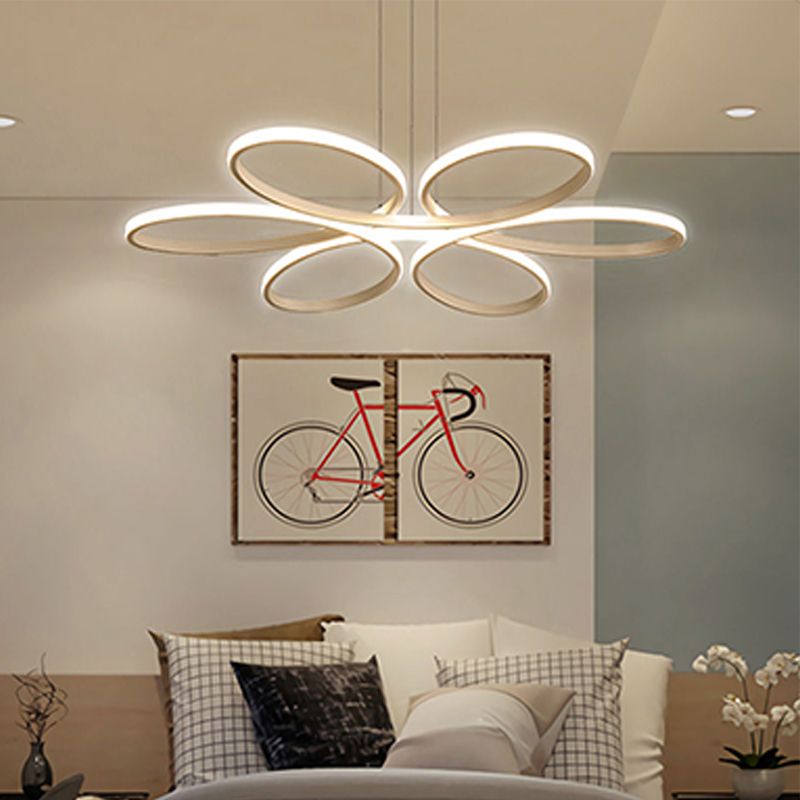 Postmodern Chandelier Light Fixtures 1-Light Suspension Pendant Lamps for Living Room
