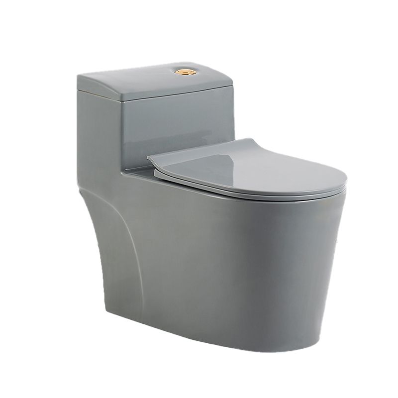 Floor Mounted Toilet All In One Porcelain Urine Toilet Traditional Siphon Jet Toilet