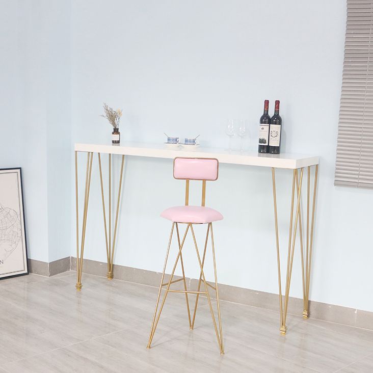 1/3/5 Piece Solid Wood Bar Table Set Matte Finish Home Bar Stool and Table Set