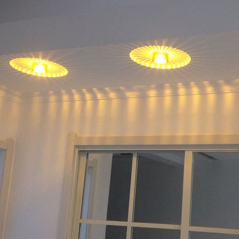 Sunflower Effect RGB Flush Light Fixtures Modern Aluminum LED Flush Ceiling Light