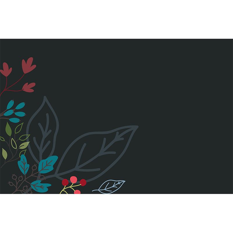 Tropical Plants Mural Decorative Eco-friendly for Home Decor