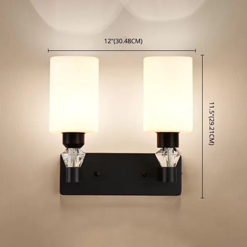 Cylinderical Wall Sconce Nordic Minimalist Style Iron Sconce Wall Light