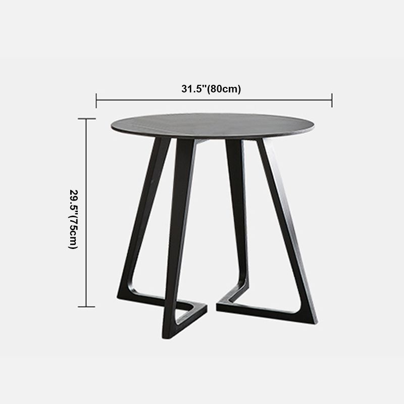 Meubles de style industriel de table à manger en pierre de double piédestal pour d'intérieur