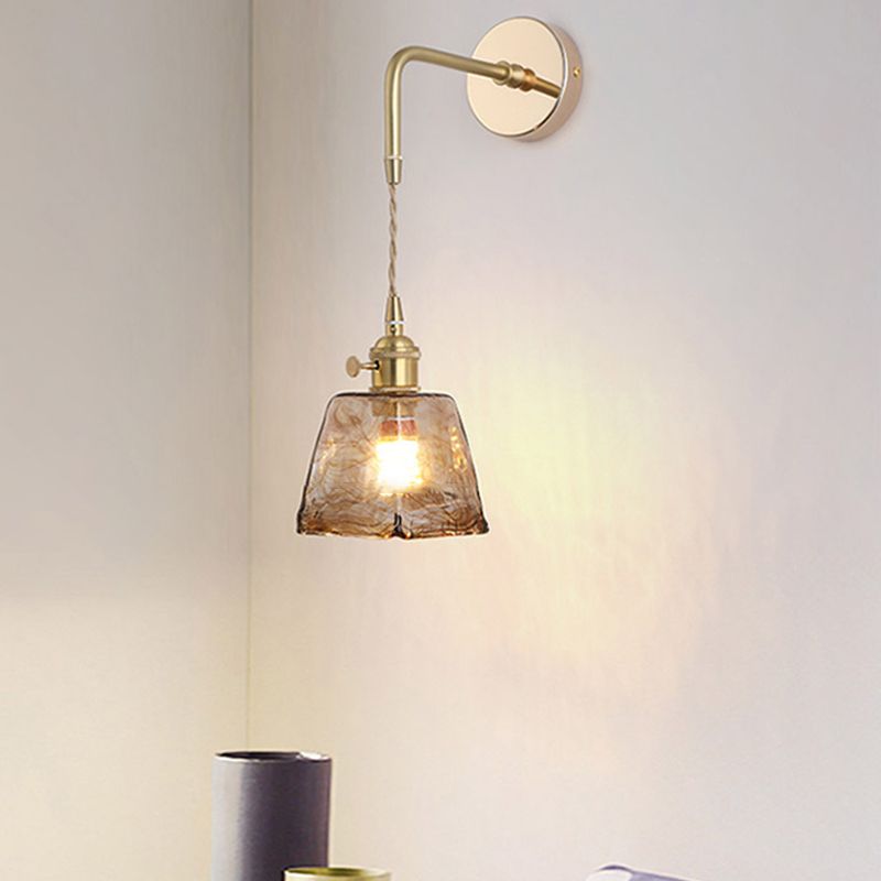 Brass Wall Sconce Nordic Minimalist Style Wall Light Sconces for Bedroom