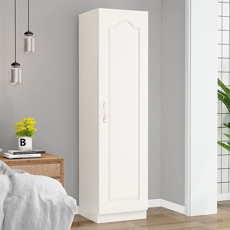 Matte Finish Cabinet with 1 Door Contemporary Manufactured Wood Storage Cabinet