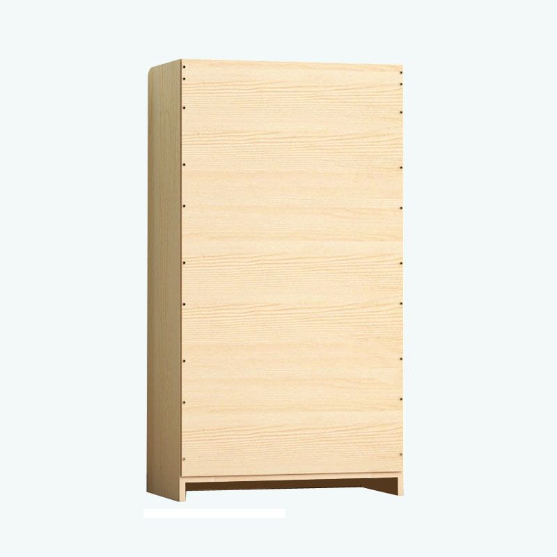 Contemporary Floor Closed Back Book Shelf Wooden Home Shelf Bookcase with Shelves