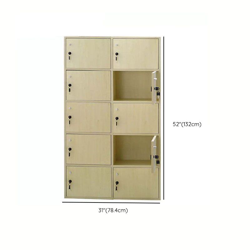 Matte Finish Non-Hanging Cabinet Modern Wood Storage Cabinet with Hinged Doors
