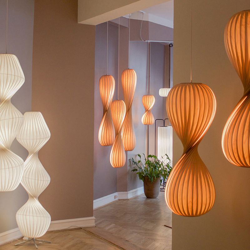 Nordische moderne Anhänger-Beleuchtungsrichtung 1 Lichtseide hängende Licht für Wohnzimmer