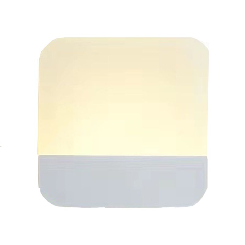 1 Light Geometric Flush Mount Wall Sconce Contemporary Metal Wall Light Sconces