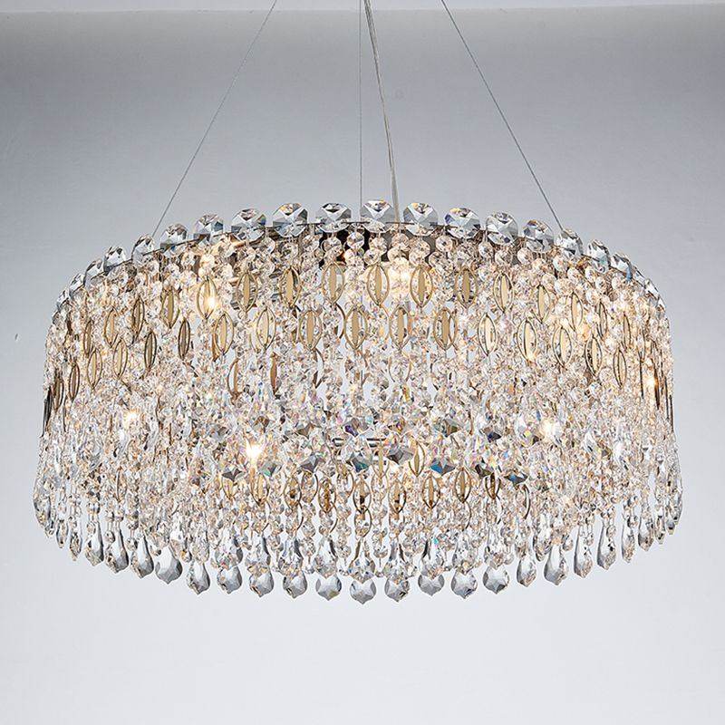 Contemporary Style Geometry Pendant Chandeliers Crystal Chandelier Lighting Fixtures