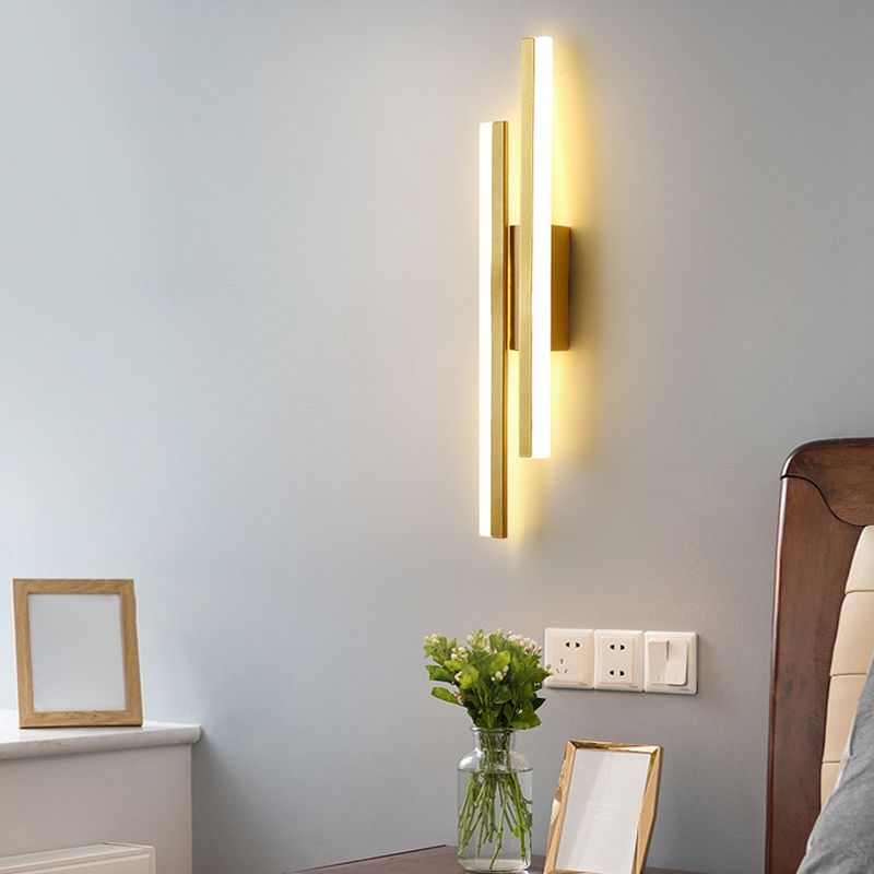 Modern Style Minimalist Wall Mount Light Metal LED Wall Light for Bedroom