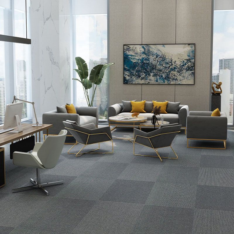 Grey Velvet Sofa with Tight Back and Gold Frame for Living Room