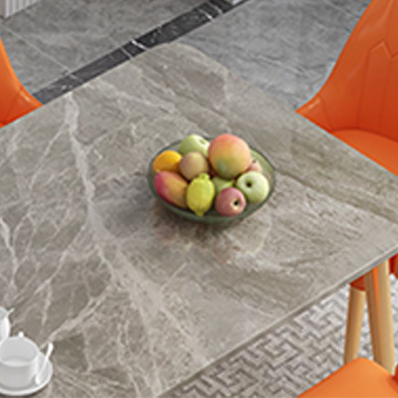 Modern 4 Legs Dining Table Stone Table for Dining Room Kitchen