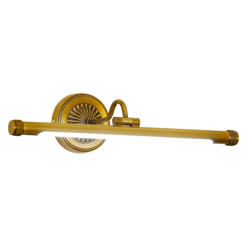 Minimalist Brass LED Light Wall Mounted Vanity Lights for Bathroom Powder Room Restroom