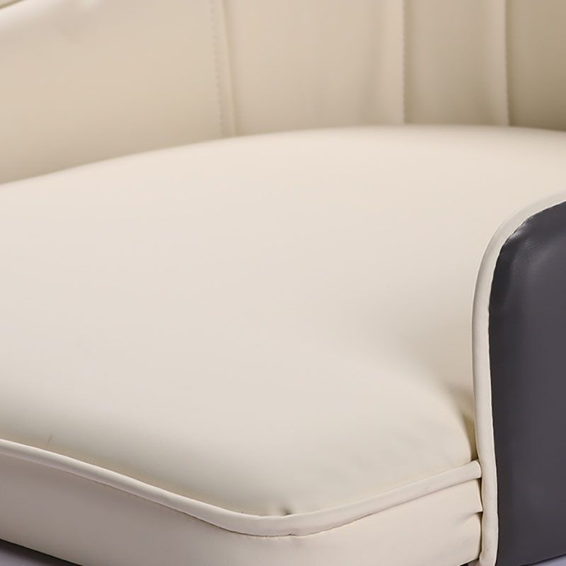 Leather Dining Chairs Scandinavian Arm Solid Back Dining Side Chair