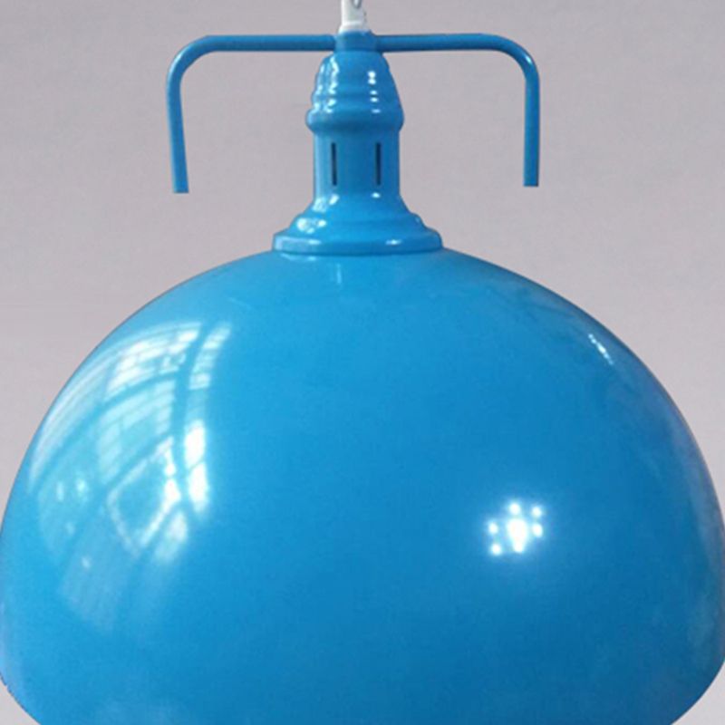 Lumière suspendue industrielle colorée d'éclairage de pendentif en métal pour le salon