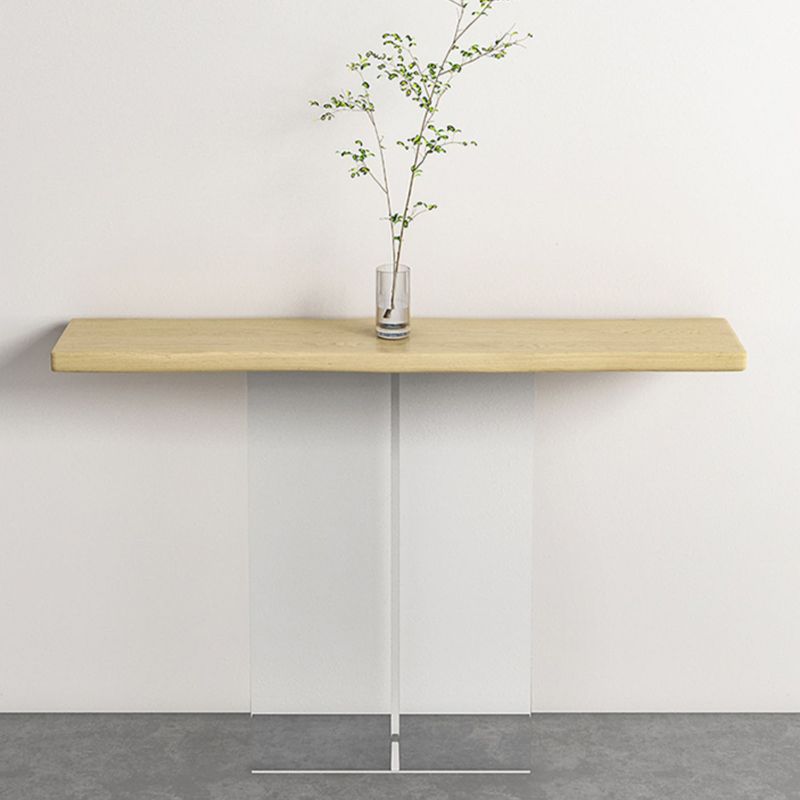Rectangle Acrylic Console Table 11.8" W Contemporary End Table
