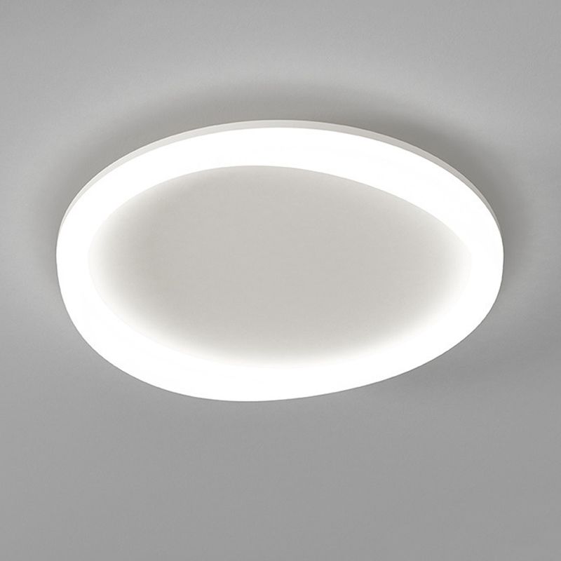 Modern Ceiling Light White LED Flush Mount Lighting for Bedroom