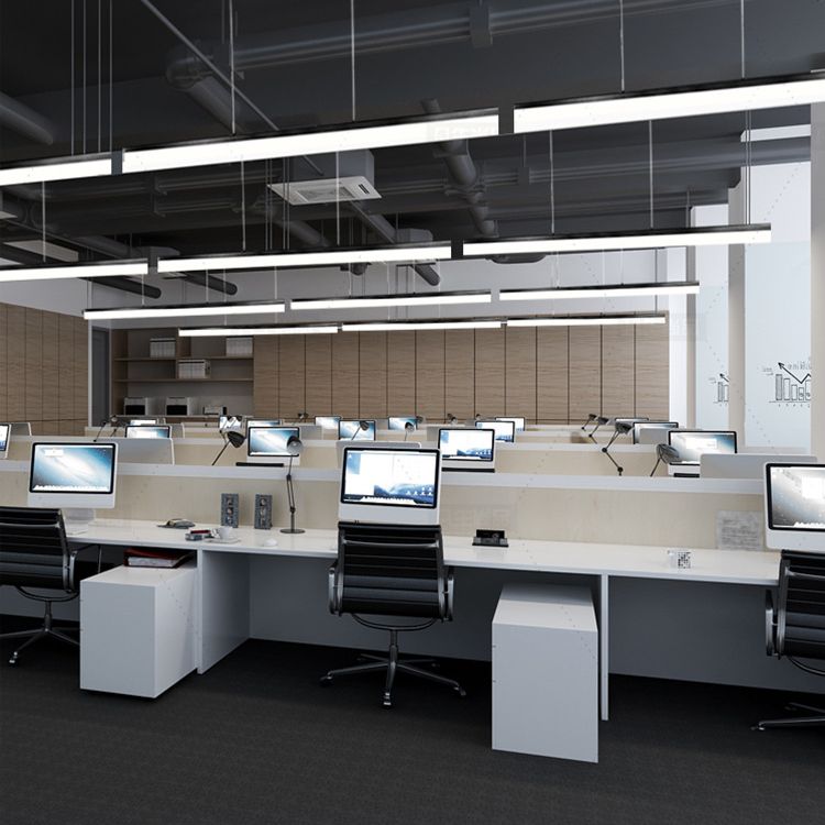 Modern Minimalist Style Linear Pendant Lighting Fixture Acrylic Hanging Lamps for Living Room