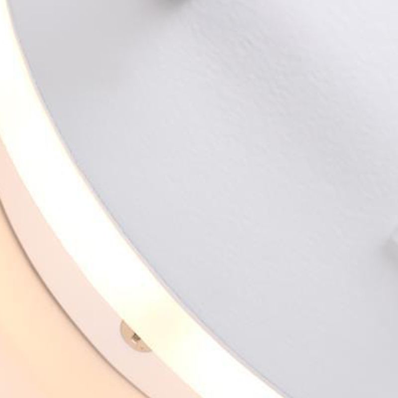 Modern Concise LED Reading Wall Lamp Iron Geometric Wall Light with Acrylic Shade