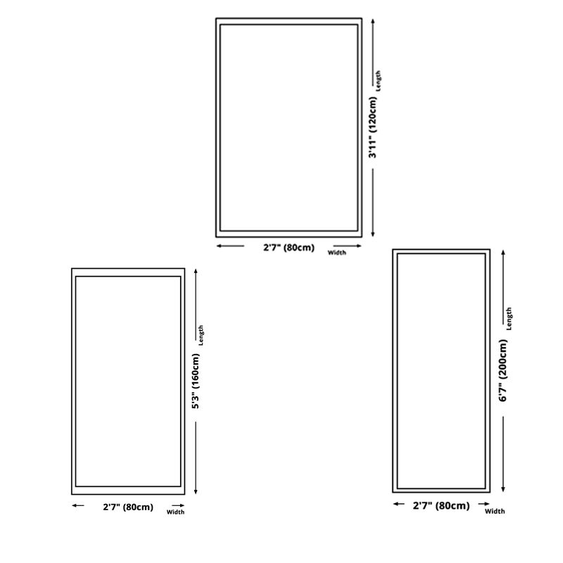 Orange Modern Rug Polyester Striped Indoor Rug Non-Slip Backing Rug for Home Decor