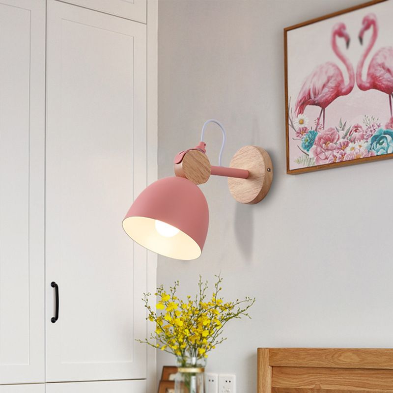 Metal Geometric Wall Mounted Lamps Modern Style 1 Light Wall Light Sconces