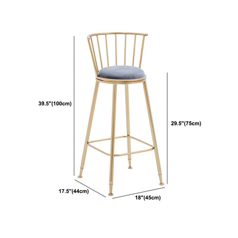 Glam 1/2/4/7 Pieces Bar Table Set Rectangle Bar Table with Metal High Stools