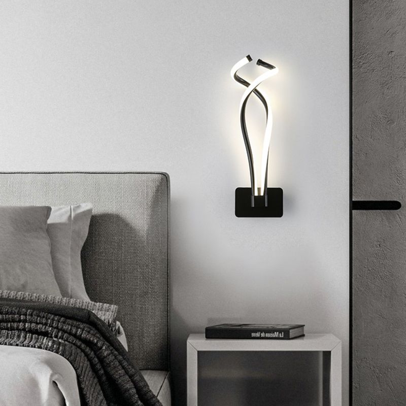 Nachtwandlicht moderner Minimalismus führte zwei Lichtmontage -Beleuchtung