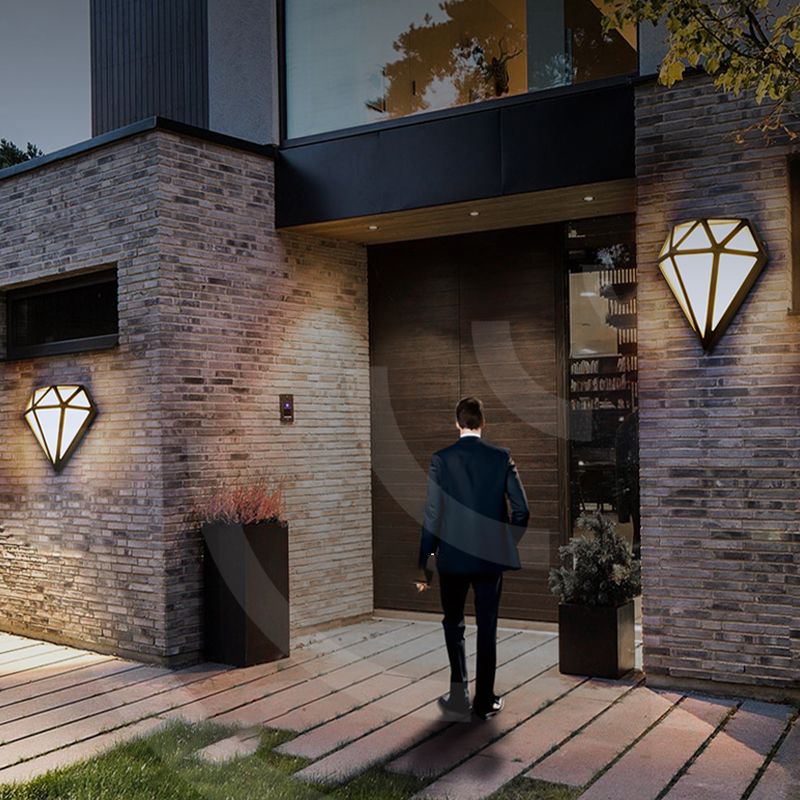 Moderne Wandmontage leichte LED -Wandleuchten mit Acrylschatten