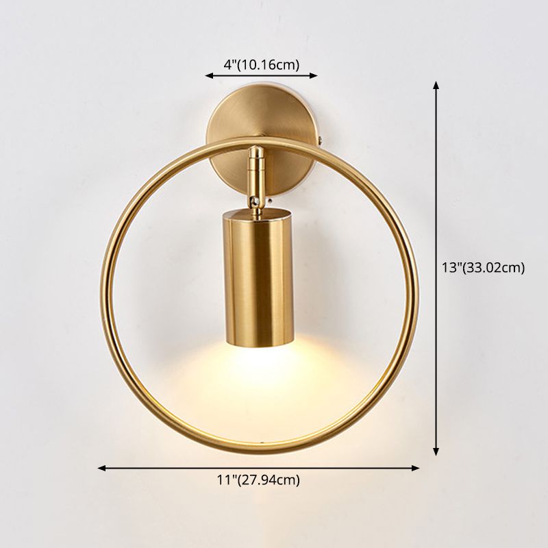 1-Light Metal Sconce Lighting Fixtures Modern Style Wall Sconce Lamp for Bedroom