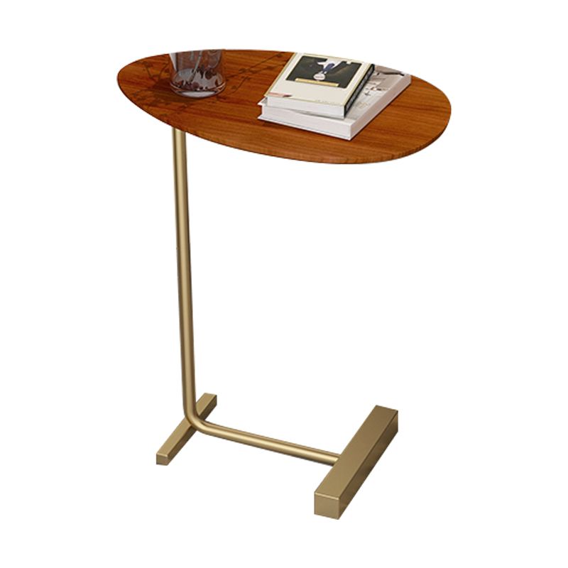 23.6inch Tall Modern C Corner Table Solid Wood Side End Table
